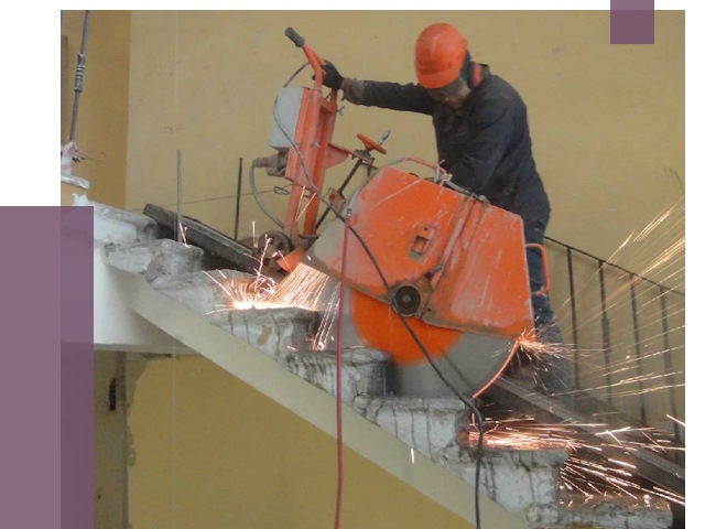 Демонтаж бетонных лестниц в Кашире от 4686 руб. за м2 | ПРОЛЁТ-Кшр