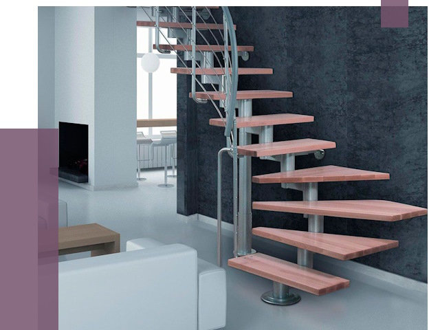 Модульные лестницы в Кашире от 17183 руб. — купить в ПРОЛЁТ-Кшр