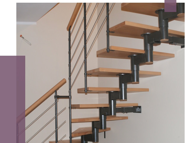 Изготовление модульных лестниц в Кашире от 11716 руб. 