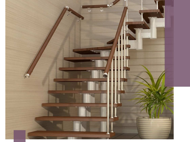 Изготовление модульных лестниц под ключ в Кашире