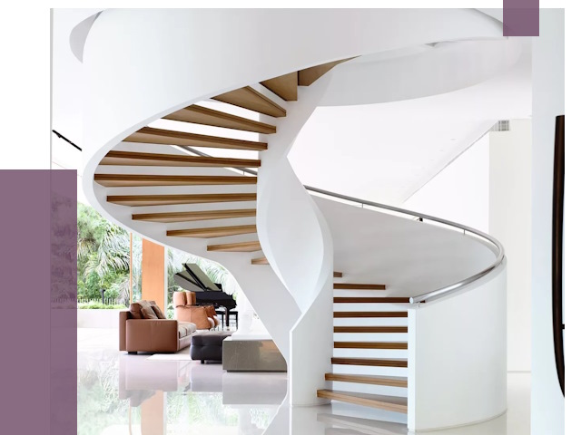 Винтовые лестницы в Кашире под ключ от 49467 руб. | ПРОЛЁТ-Кшр