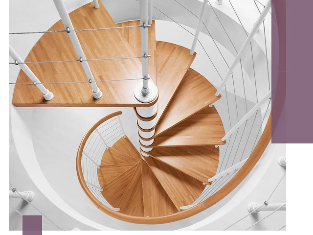 Изготовление винтовых лестниц под ключ в Кашире