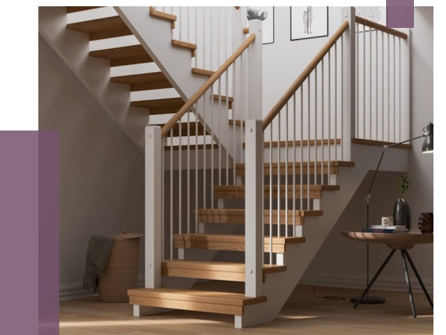 Маршевые лестницы в Кашире от 38792 руб. — монтаж | ПРОЛЁТ-Кшр