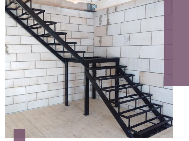 Лестницы на металлокаркасе под ключ в Кашире — изготовление и монтаж