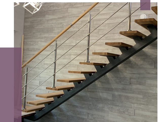 Изготовление лестниц на монокосоуре в Кашире от 77584 руб. 