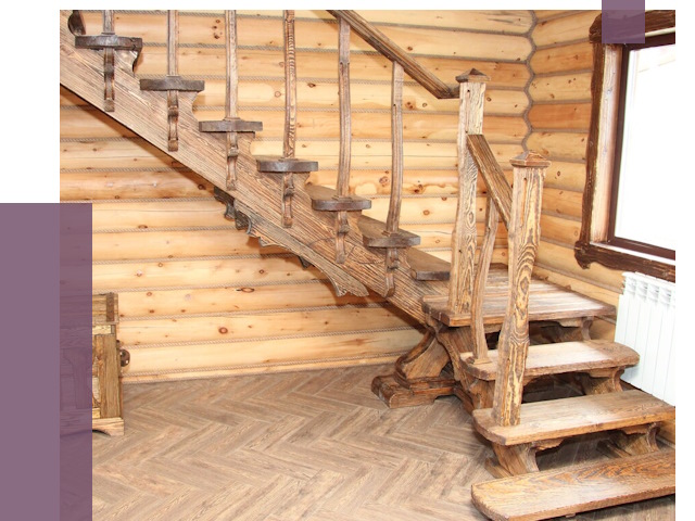 Лестницы в баню в Кашире от 19474 руб. — изготовление | ПРОЛЁТ-Кшр