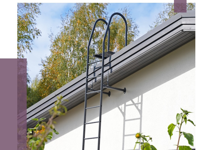 Лестницы на крышу в Кашире от 19474 руб. — монтаж и монтаж ПРОЛЁТ-Кшр