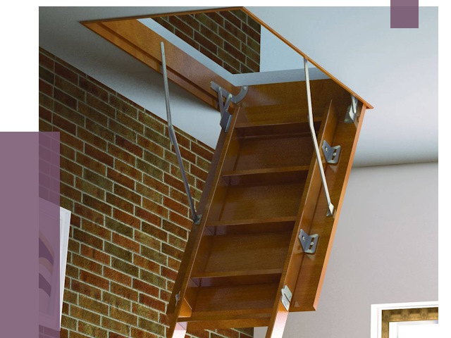 Установка чердачной лестницы в Кашире от 7967 руб. | ПРОЛЁТ-Кшр