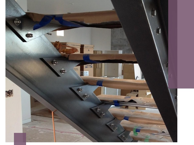 Усиление лестничных конструкций и усиление опор в Кашире