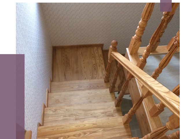 Сосновые лестницы в Кашире под ключ от 8227 руб.  | ПРОЛЁТ-Кшр