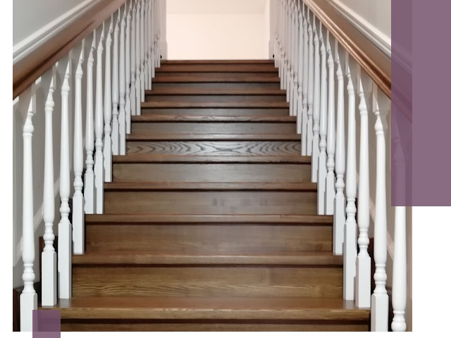 Лестницы из ясеня на заказ в Кашире — изготовление и монтаж