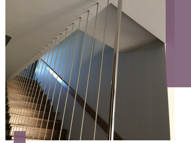 Тросовые перила под ключ в Кашире — производство и монтаж