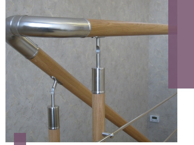 Комбинированные перила на заказ в Кашире — монтаж и производство