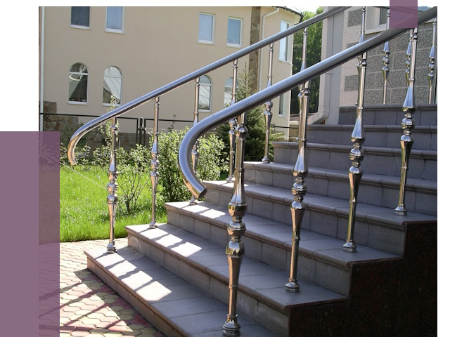 Перила для крыльца в Кашире от 10935 руб. — монтаж ПРОЛЁТ-Кшр