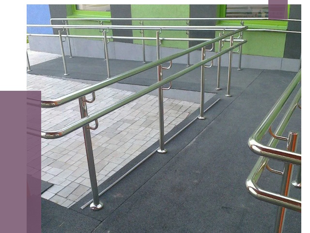 Ограждения пандусов в Кашире от 4426 руб. монтаж | ПРОЛЁТ-Кшр