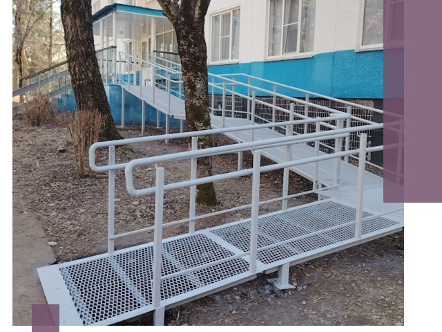 Пандусы под ключ в Кашире: изготовление, монтаж и демонтаж