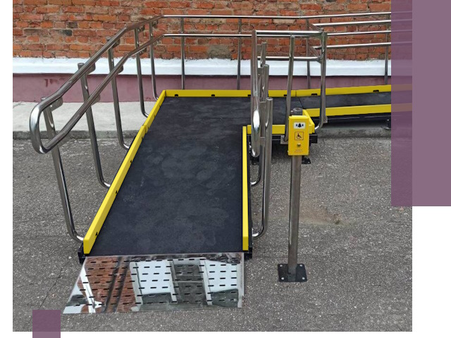 Изготовление наклонных пандусов для инвалидов в Кашире