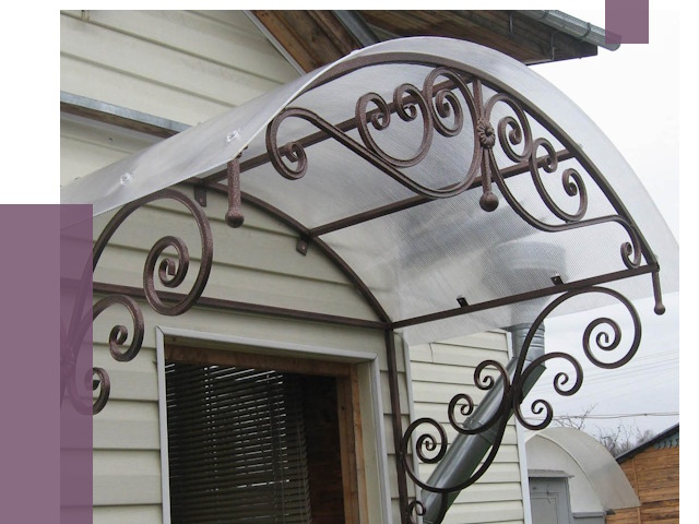 Изготовление козырьков в Кашире от 7498 руб. — заказать | ПРОЛЁТ-Кшр