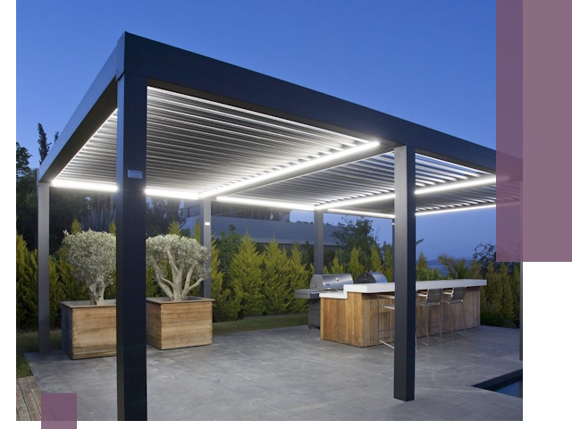 Навесы отдельно стоящие под ключ в Кашире из металла и поликарбоната