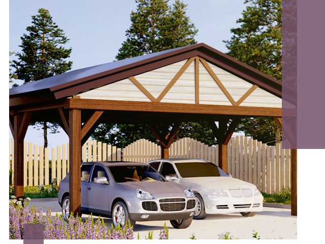 Навесы для автомобиля в Кашире — изготовление и монтаж