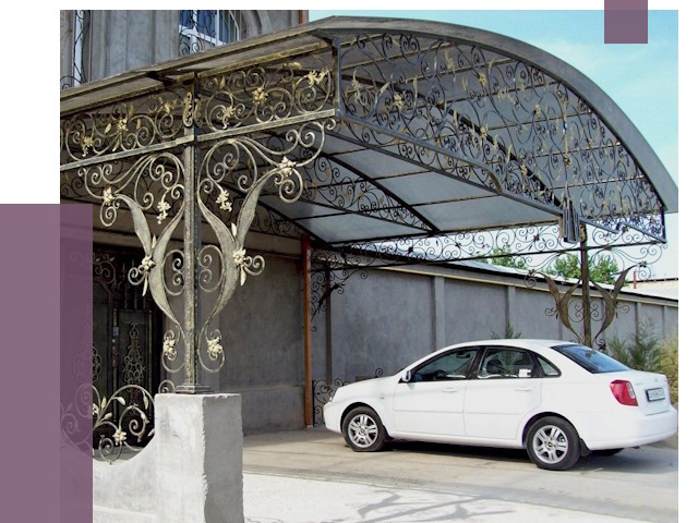 Кованые навесы в Кашире от 14840 руб. | ПРОЛЁТ-Кшр