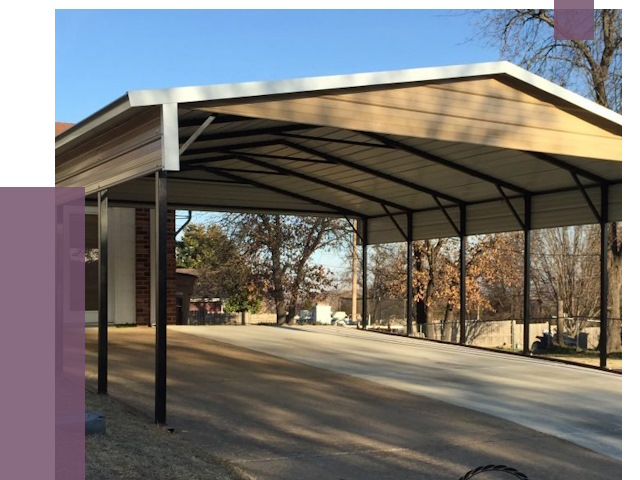 Двускатные навесы в Кашире от 8175 руб.  | ПРОЛЁТ-Кшр