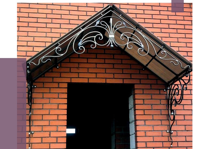 Металлические козырьки в Кашире от 10883 руб. 