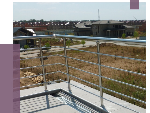 Парапеты из нержавеющей стали в Кашире от 8123 руб. за м² | ПРОЛЁТ-Кшр