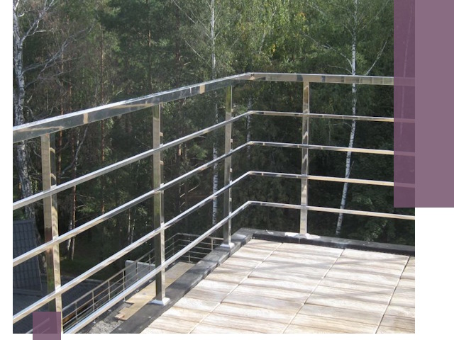 Парапеты из нержавеющей стали в Кашире — изготовление и монтаж