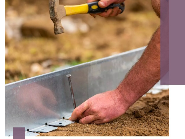 Монтаж металлических бордюров в Кашире быстро и качественно