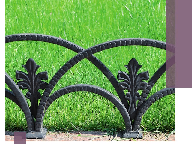 Декоративные металлические бордюры под ключ в Кашире