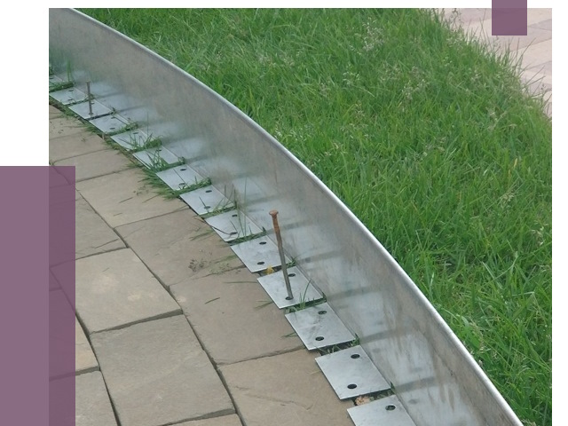 Металлические бордюры для тротуаров в Кашире от 8852 руб.