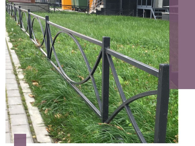 Газонные ограждения из металла в Кашире — монтаж и продажа