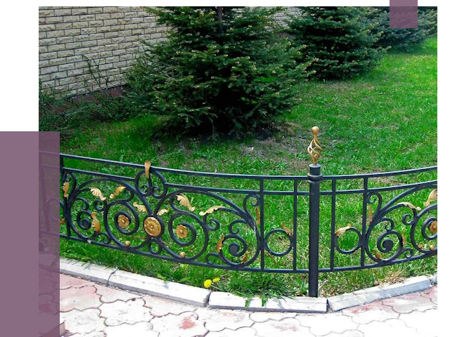 Кованые газонные ограждения в Кашире от 7758 руб. — ПРОЛЁТ-Кшр