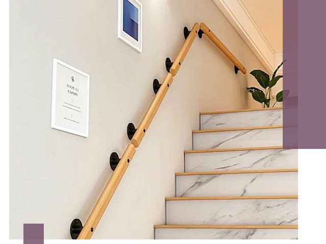 Поручни металлические и деревянные под ключ в Кашире