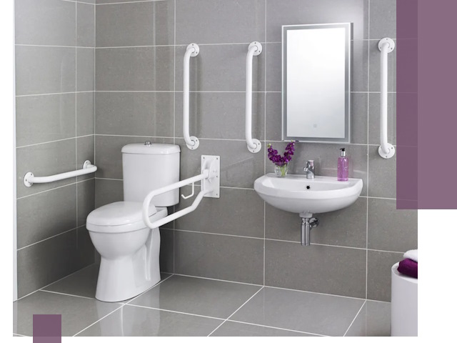 Поручни для санузлов в Кашире: установка, ремонт и монтаж